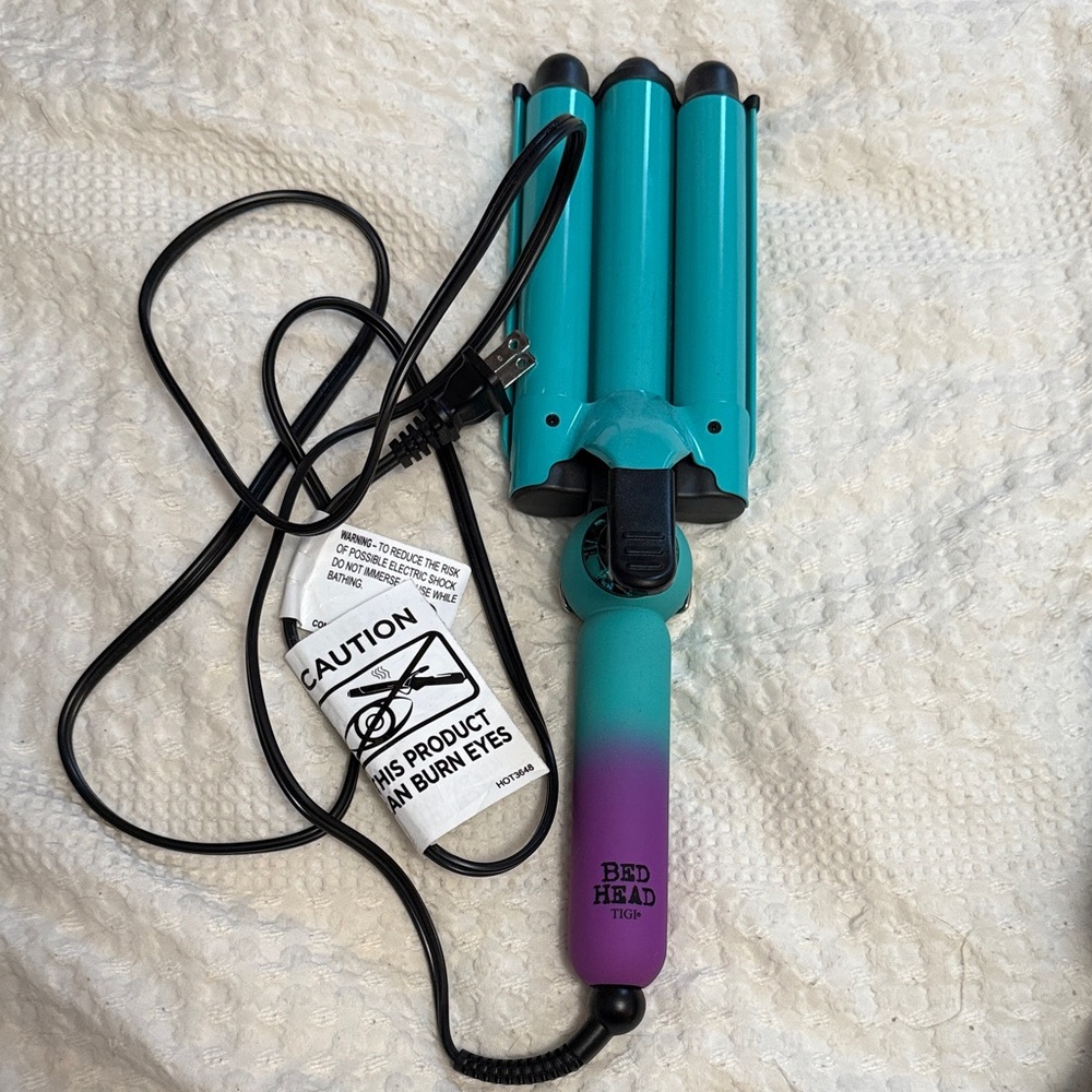 BedHead Teal and Purple Hair Waver